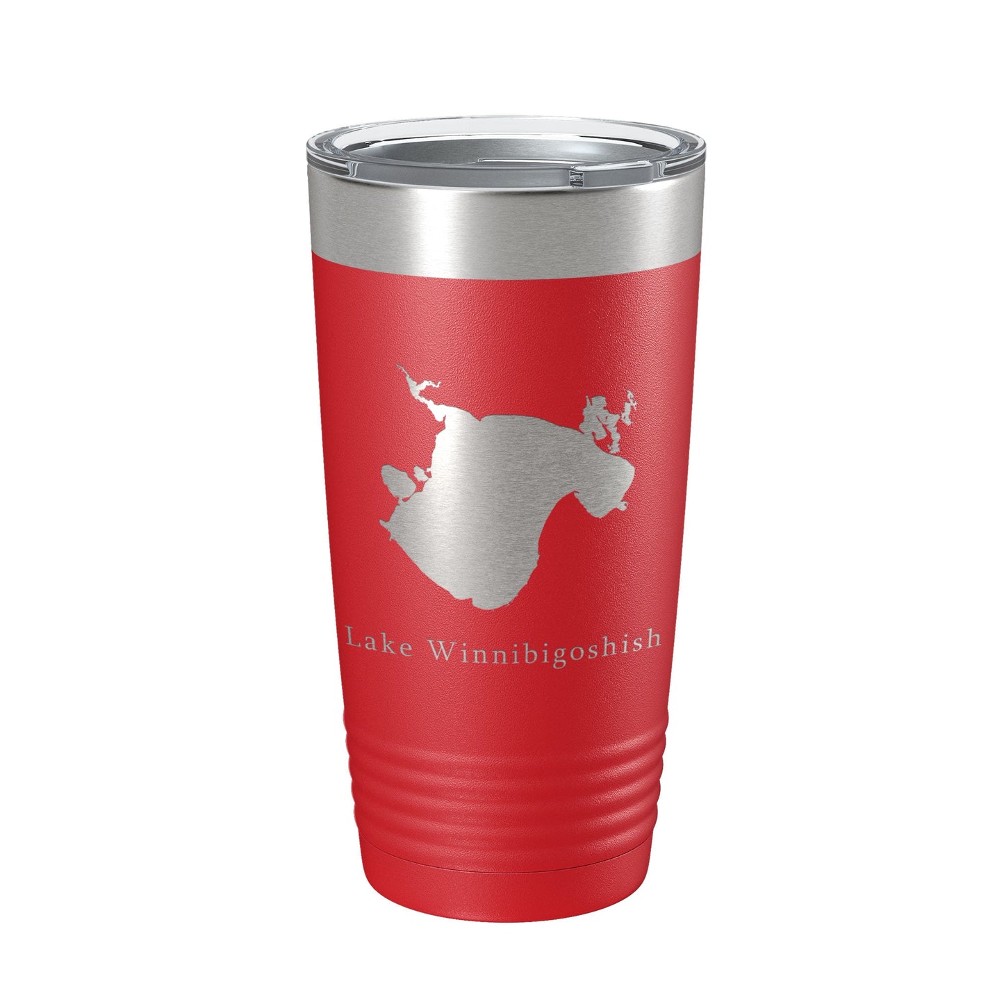 Lake Winnibigoshish Map Tumbler Travel Mug Insulated Laser Engraved Coffee Cup Minnesota 20 oz-10