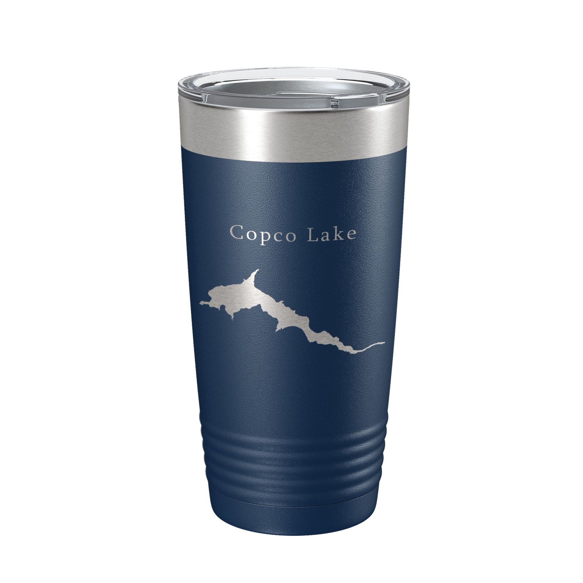 Copco Lake Map Tumbler Travel Mug Insulated Laser Engraved Coffee Cup California 20 oz-2