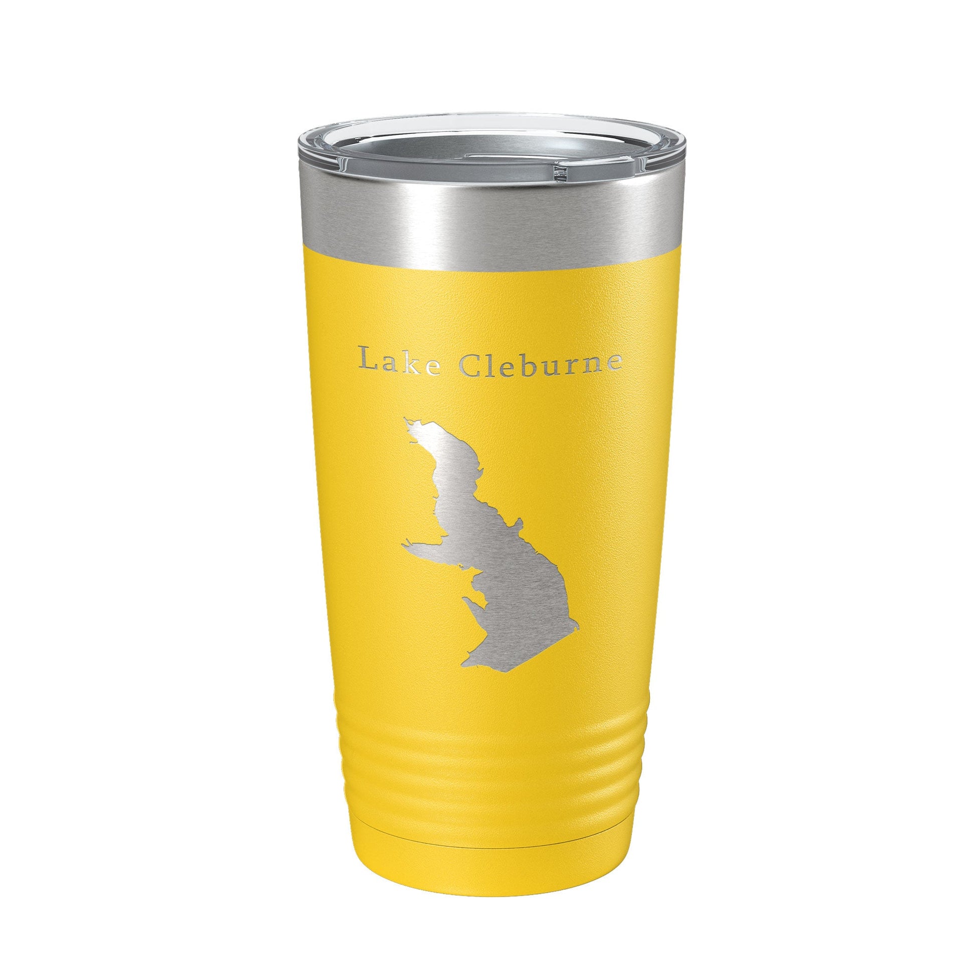 Lake Pat Cleburne Map Tumbler Travel Mug Insulated Laser Engraved Coffee Cup Texas 20 oz-4