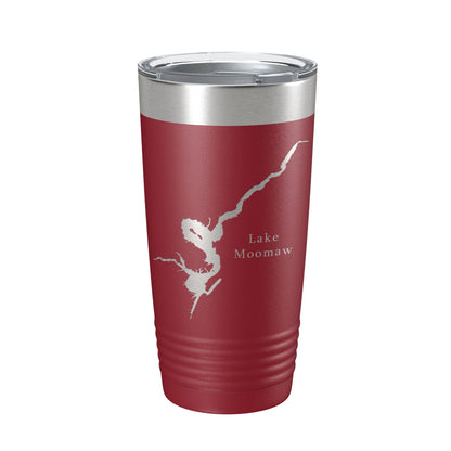 Lake Moomaw Map Tumbler Travel Mug Insulated Laser Engraved Coffee Cup Virginia 20 oz-18