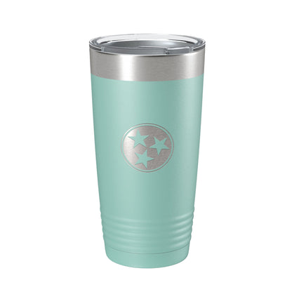 Tennessee Tristar Tumbler TN State Symbol Travel Mug Insulated Laser Engraved Coffee Cup 20 oz-12