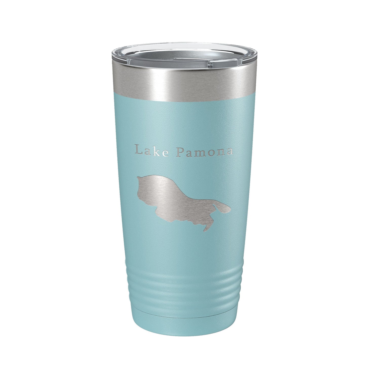 Lake Pamona Map Tumbler Travel Mug Insulated Laser Engraved Coffee Cup Georgia 20 oz-13