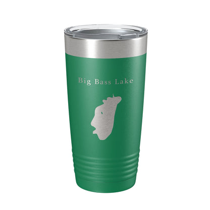 Big Bass Lake Map Tumbler Travel Mug Insulated Laser Engraved Coffee Cup Pennsylvania 20 oz-9