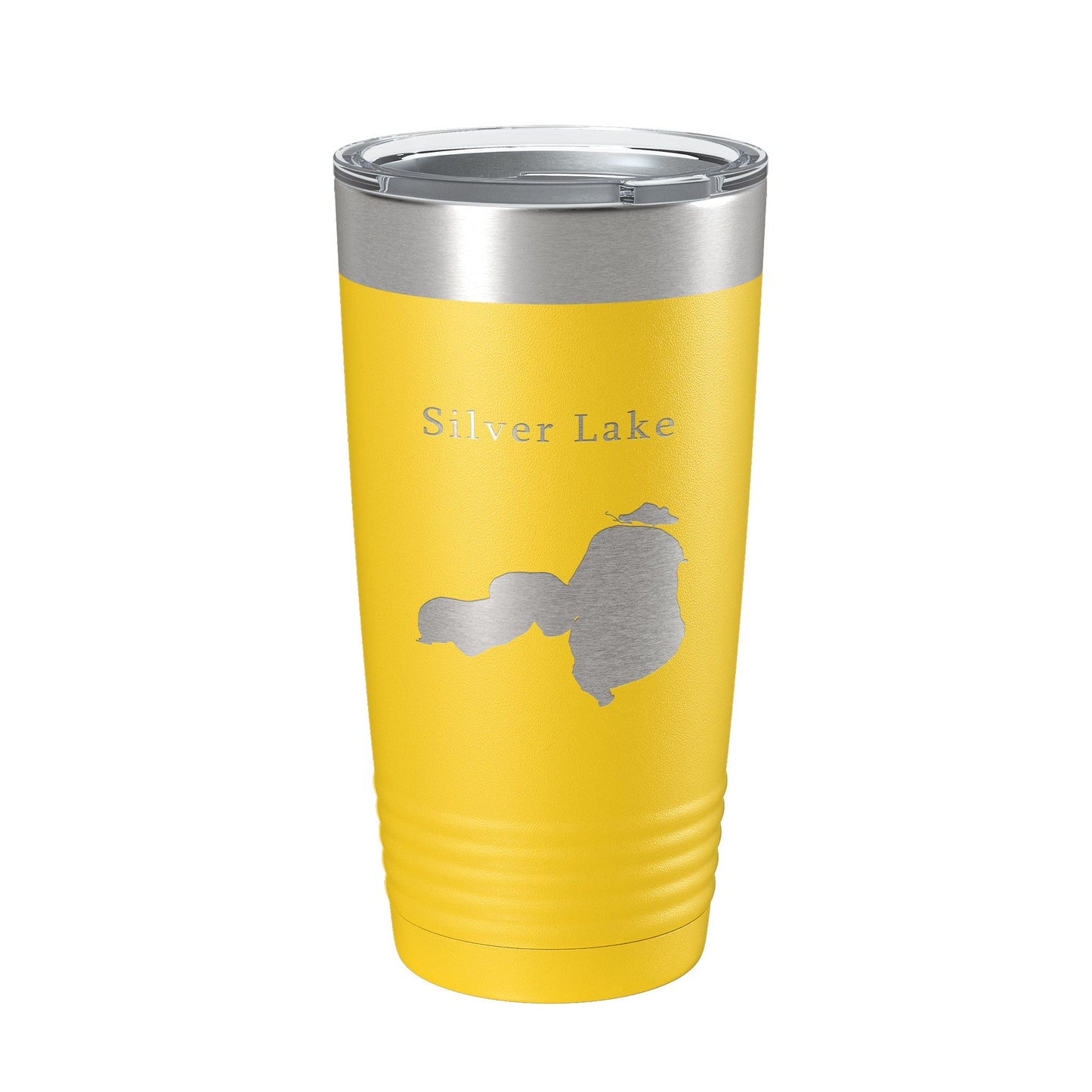 Silver Lake Map Tumbler Travel Mug Insulated Laser Engraved Coffee Cup Iowa 20 oz-19