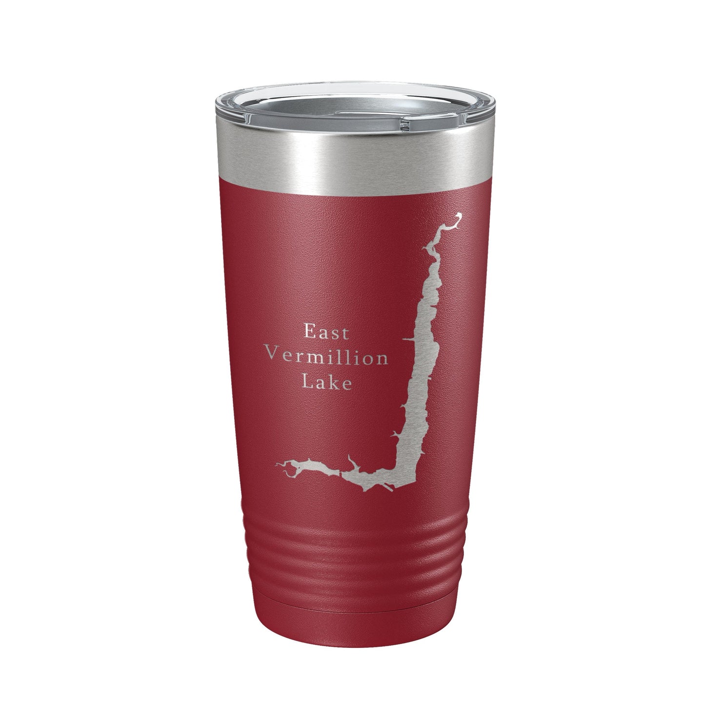 East Vermillion Lake Map Tumbler Travel Mug Insulated Laser Engraved Coffee Cup South Dakota 20 oz-18