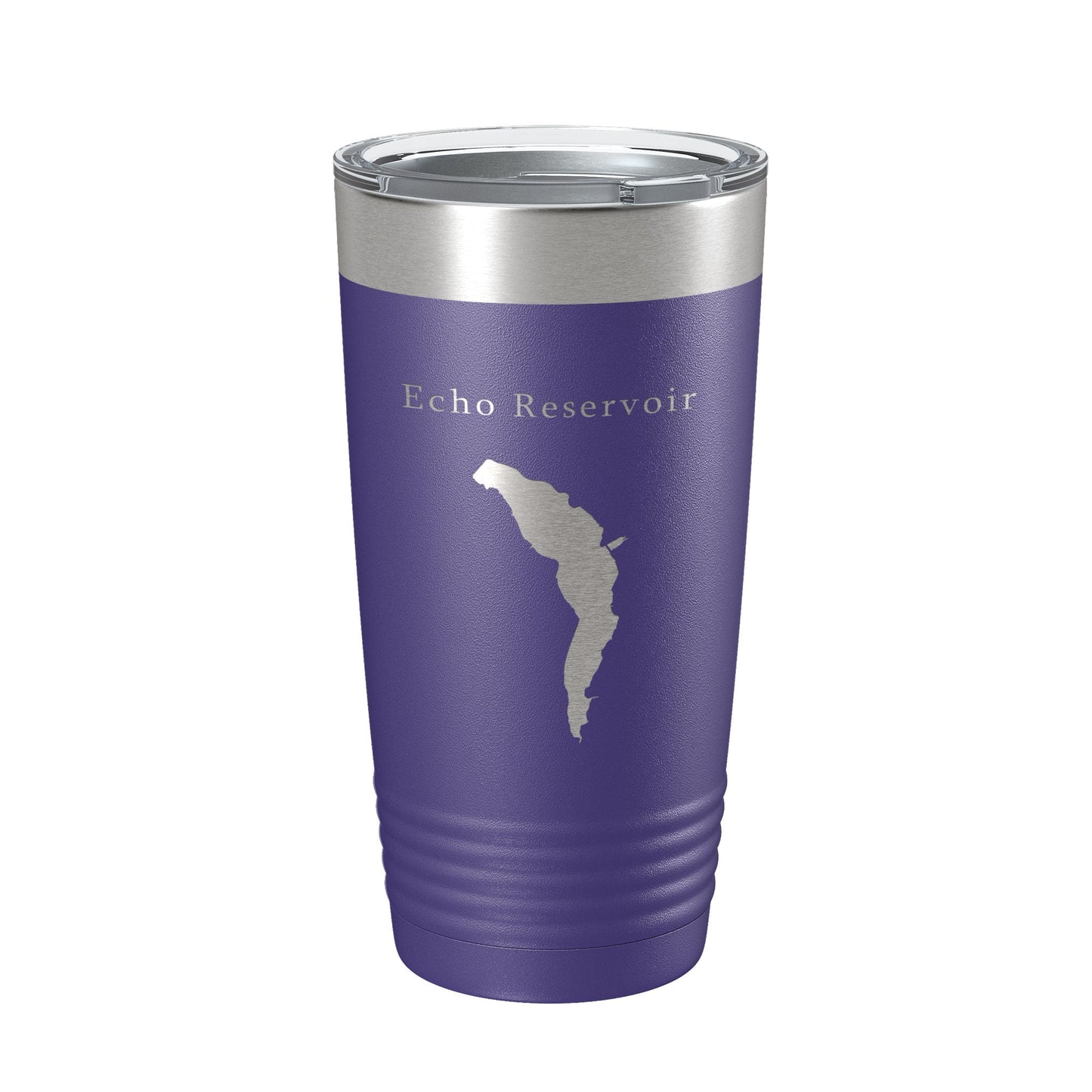 Echo Reservoir Tumbler Lake Map Travel Mug Insulated Laser Engraved Coffee Cup Utah 20 oz-15