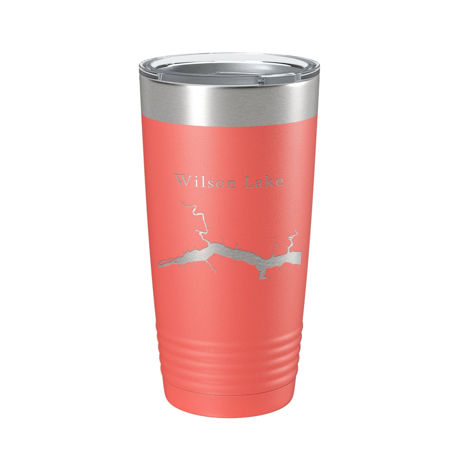 Wilson Lake Map Tumbler Travel Mug Insulated Laser Engraved Coffee Cup Alabama 20 oz-20