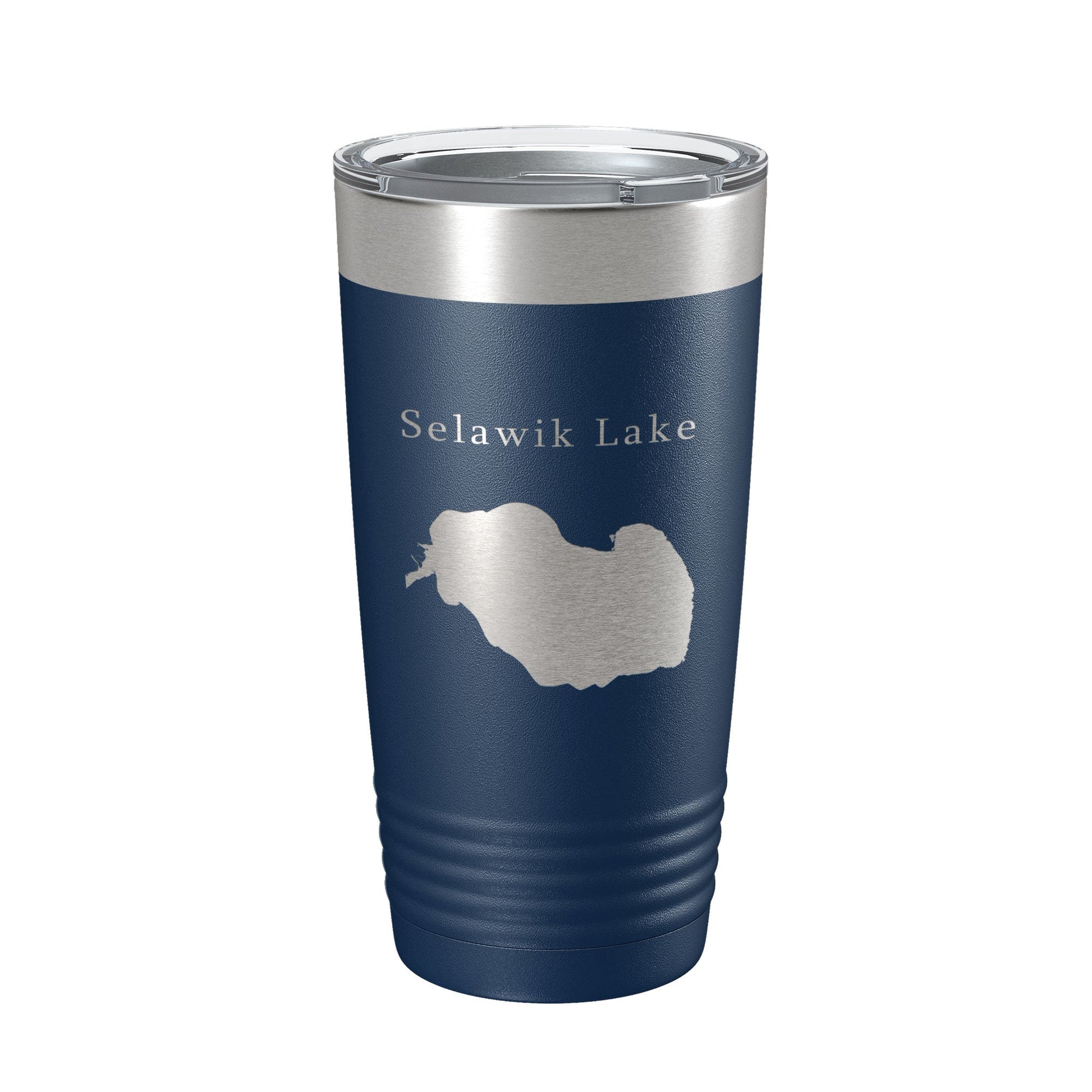 Selawik Lake Map Tumbler Travel Mug Insulated Laser Engraved Coffee Cup Alaska 20 oz-2