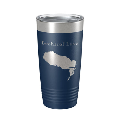 Becharof Lake Map Tumbler Travel Mug Insulated Laser Engraved Coffee Cup Alaska 20 oz-8