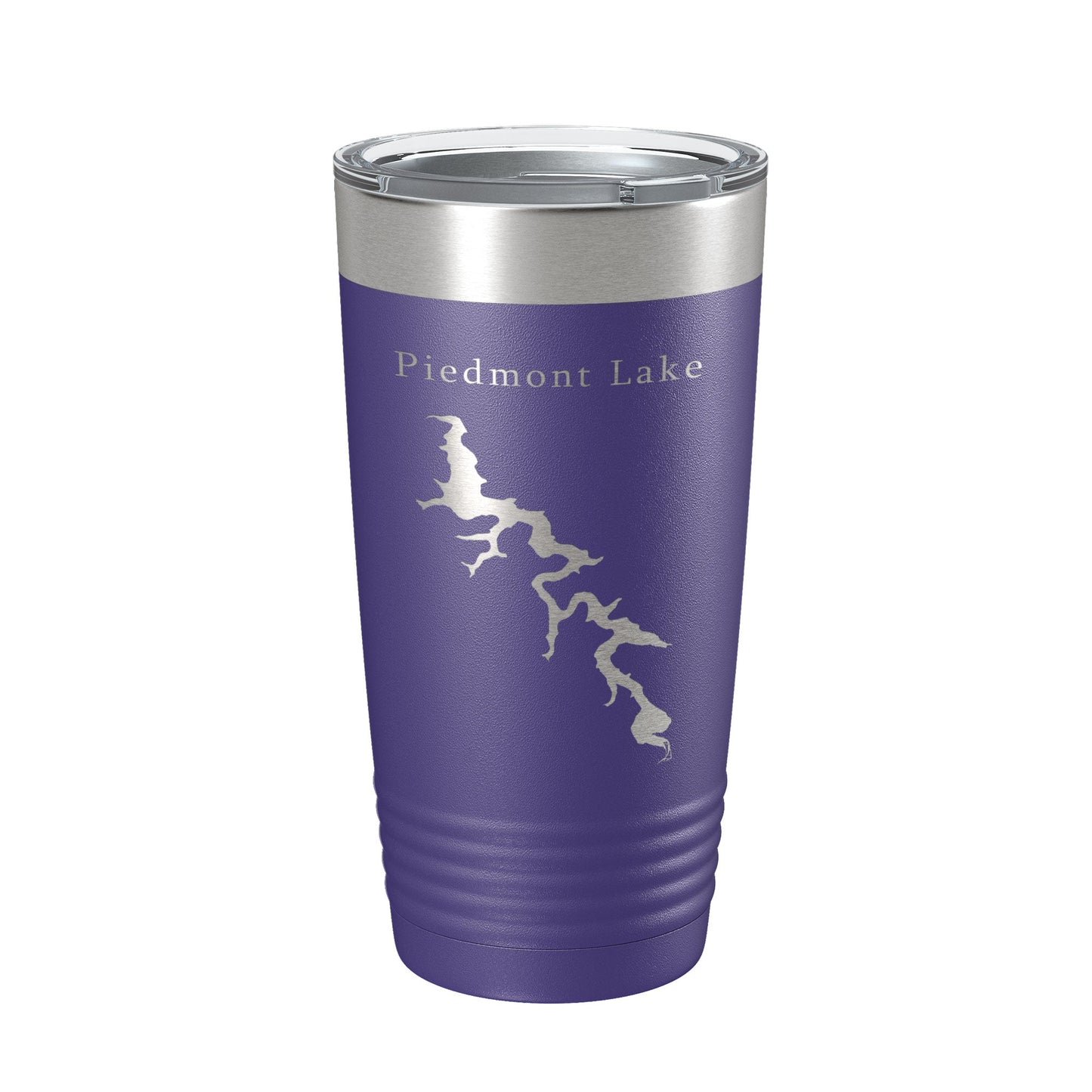 Piedmont Lake Map Tumbler Travel Mug Insulated Laser Engraved Coffee Cup Ohio 20 oz-15