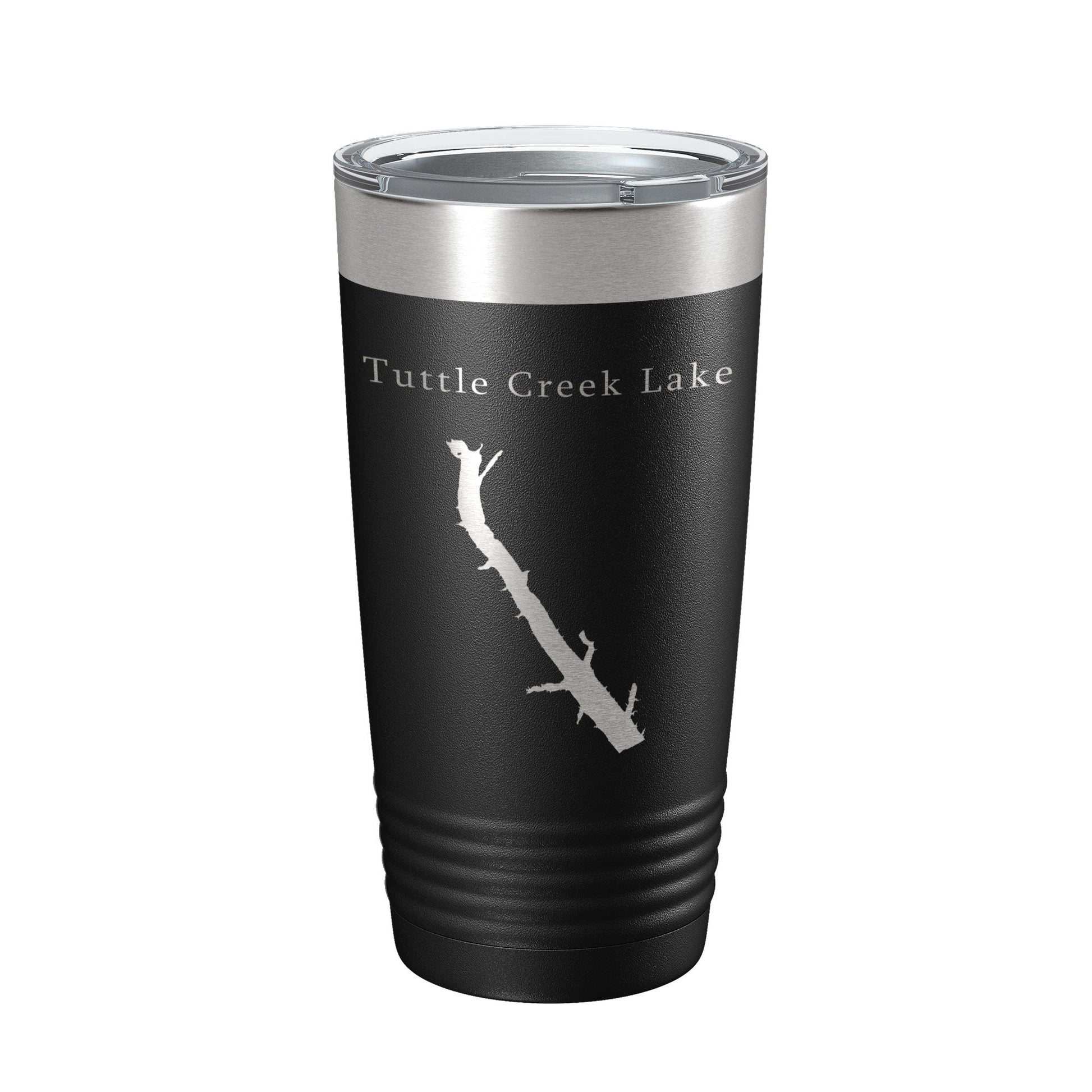 Tuttle Creek Lake Map Tumbler Travel Mug Insulated Laser Engraved Coffee Cup Kansas 20 oz-5
