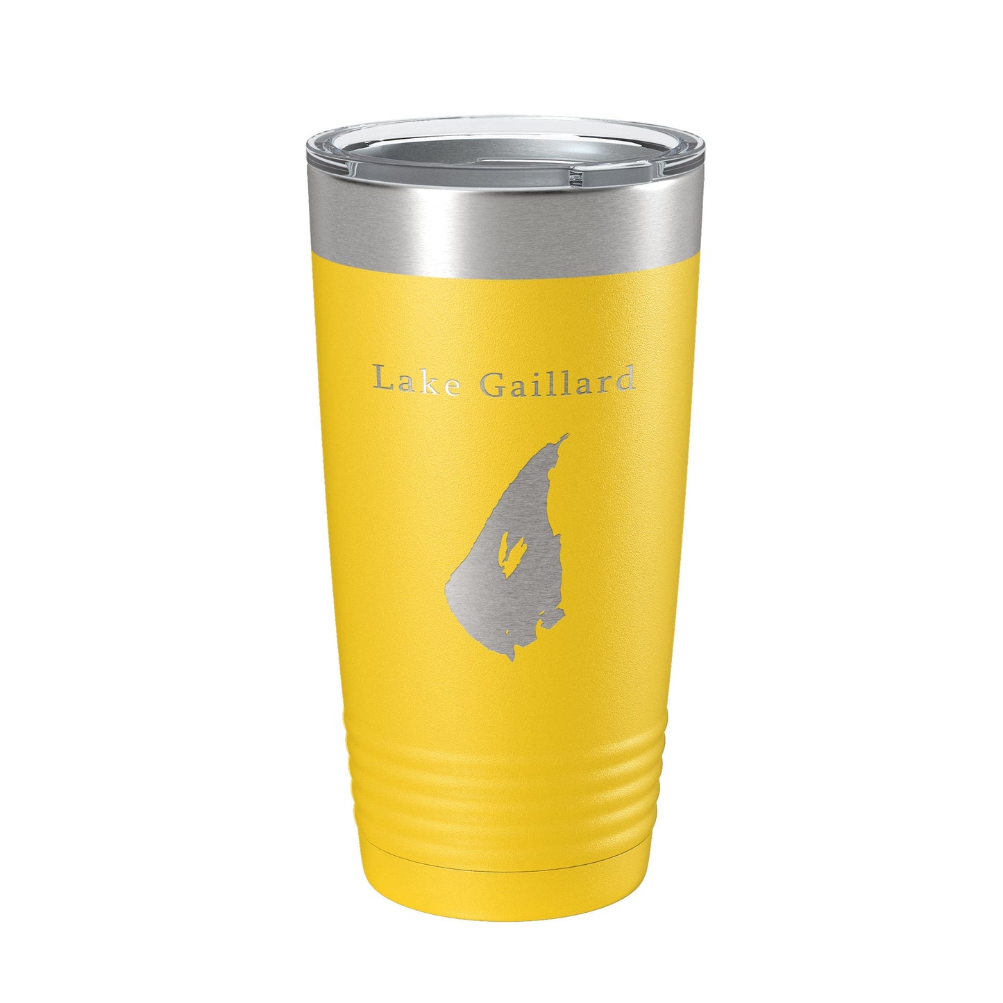 Lake Gaillard Map Tumbler Travel Mug Insulated Laser Engraved Coffee Cup Connecticut 20 oz-4