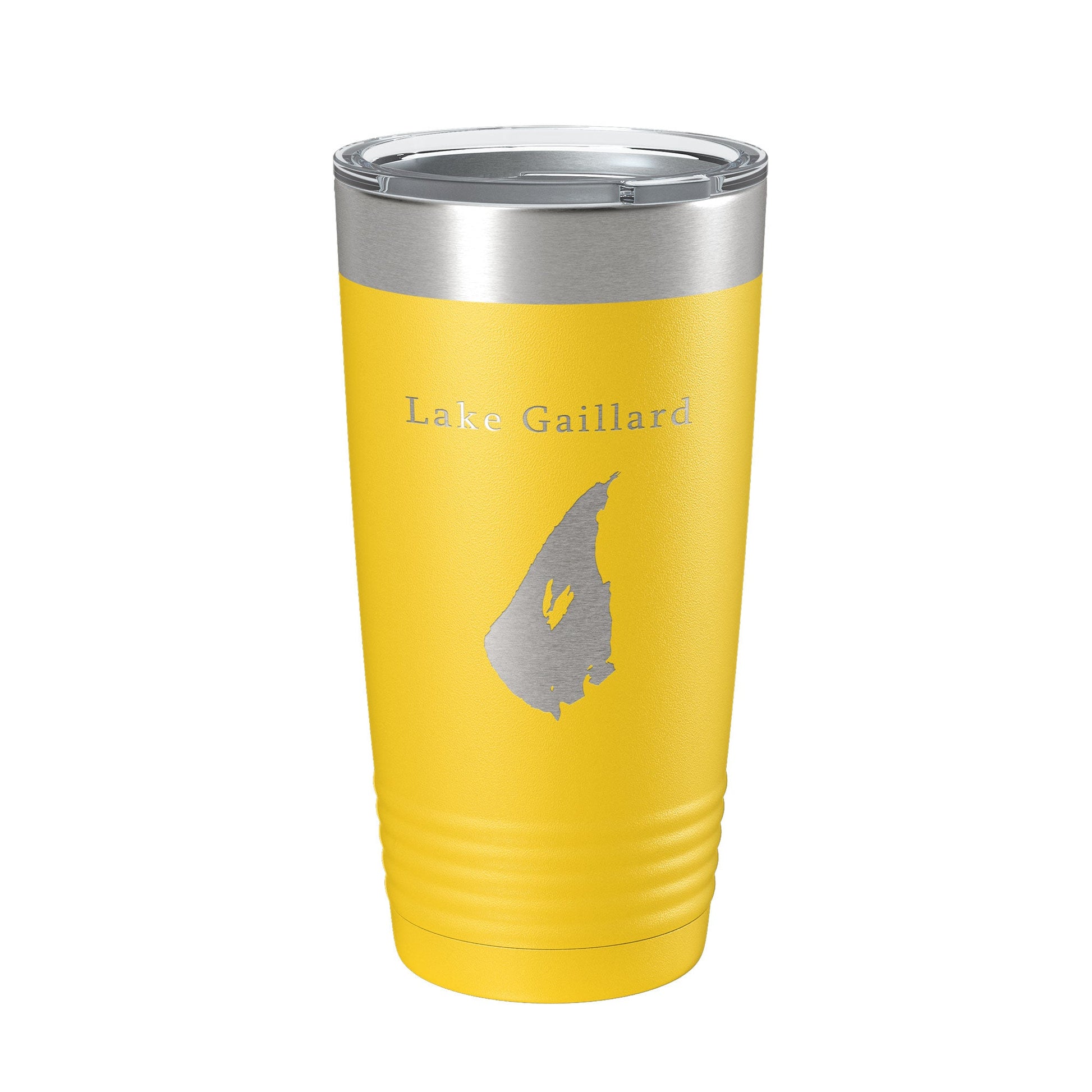 Lake Gaillard Map Tumbler Travel Mug Insulated Laser Engraved Coffee Cup Connecticut 20 oz-4