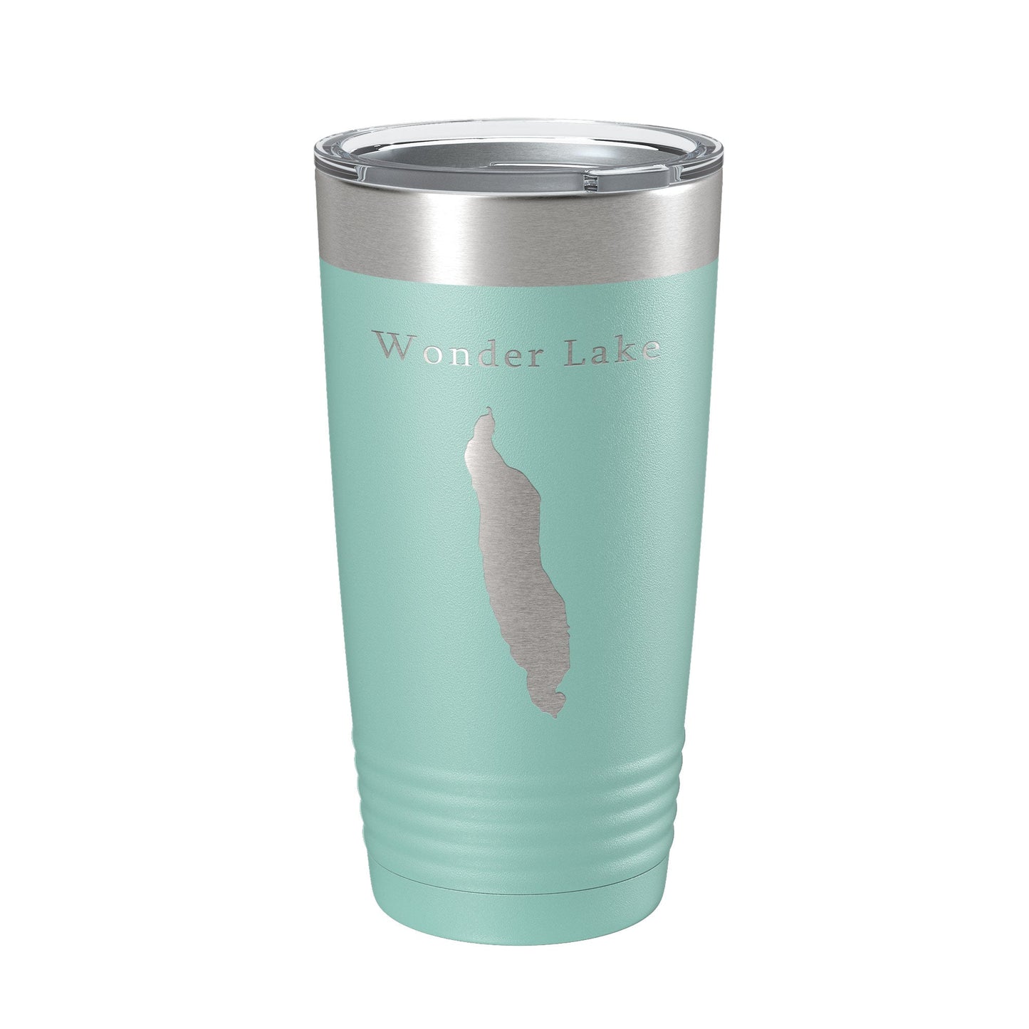 Wonder Lake Map Tumbler Travel Mug Insulated Laser Engraved Coffee Cup Alaska 20 oz-12