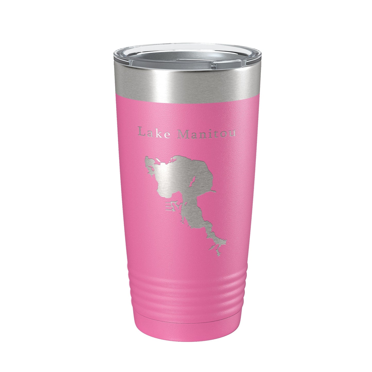 Lake Manitou Map Tumbler Travel Mug Insulated Laser Engraved Coffee Cup Indiana 20 oz-11