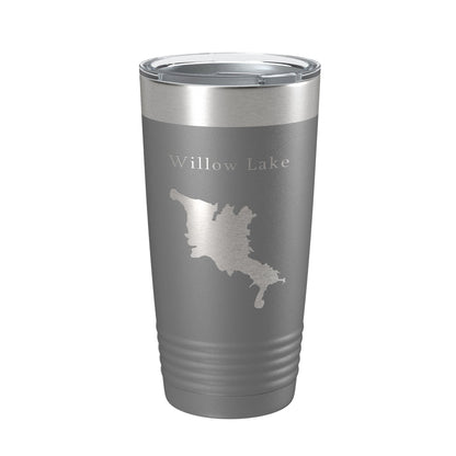 Willow Creek Lake Map Tumbler Travel Mug Insulated Laser Engraved Coffee Cup Arizona 20 oz-16