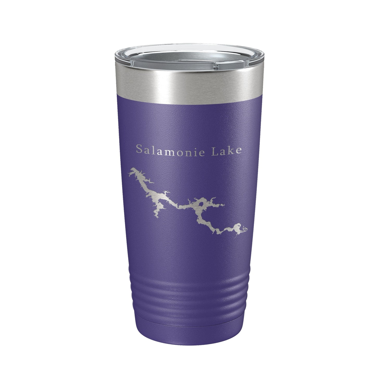 Salamonie Lake Map Tumbler Travel Mug Insulated Laser Engraved Coffee Cup Indiana 20 oz-15