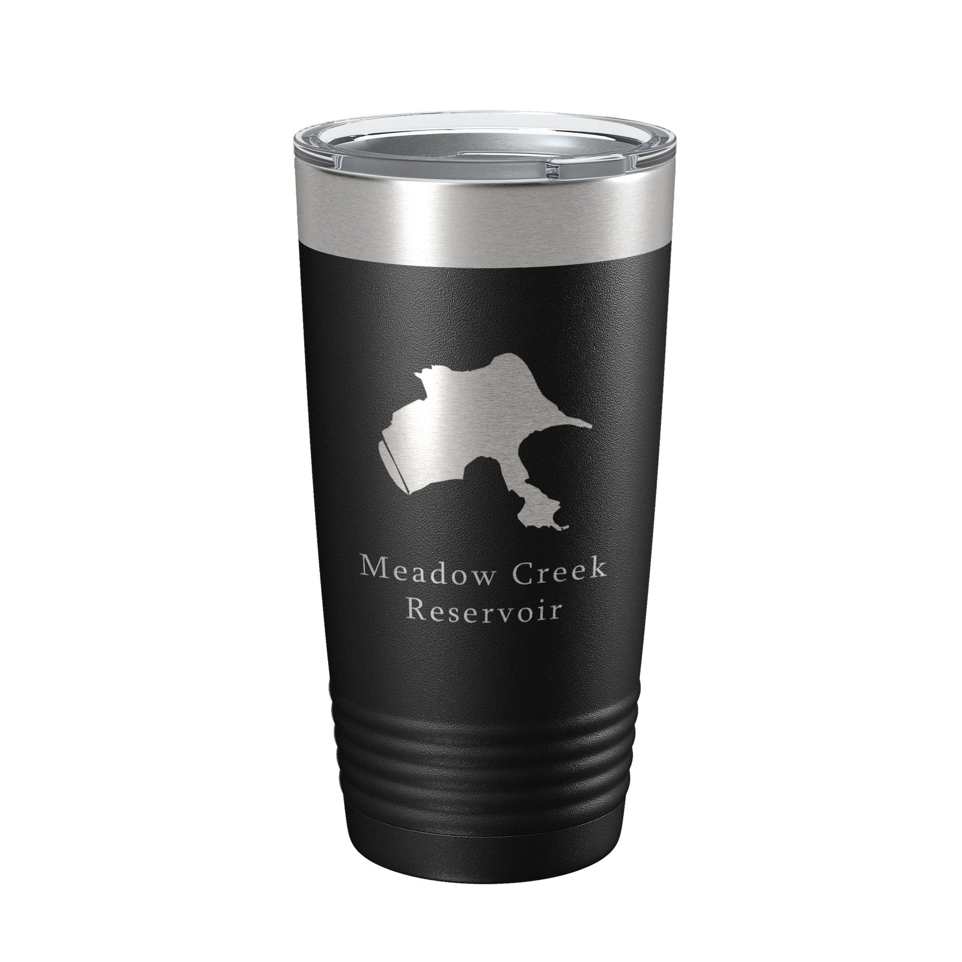 Meadow Creek Reservoir Tumbler Lake Map Travel Mug Insulated Laser Engraved Coffee Cup Colorado 20 oz-5