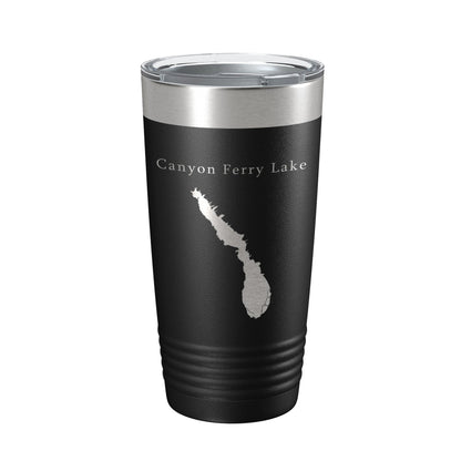 Canyon Ferry Lake Map Tumbler Travel Mug Insulated Laser Engraved Coffee Cup Montana 20 oz-5