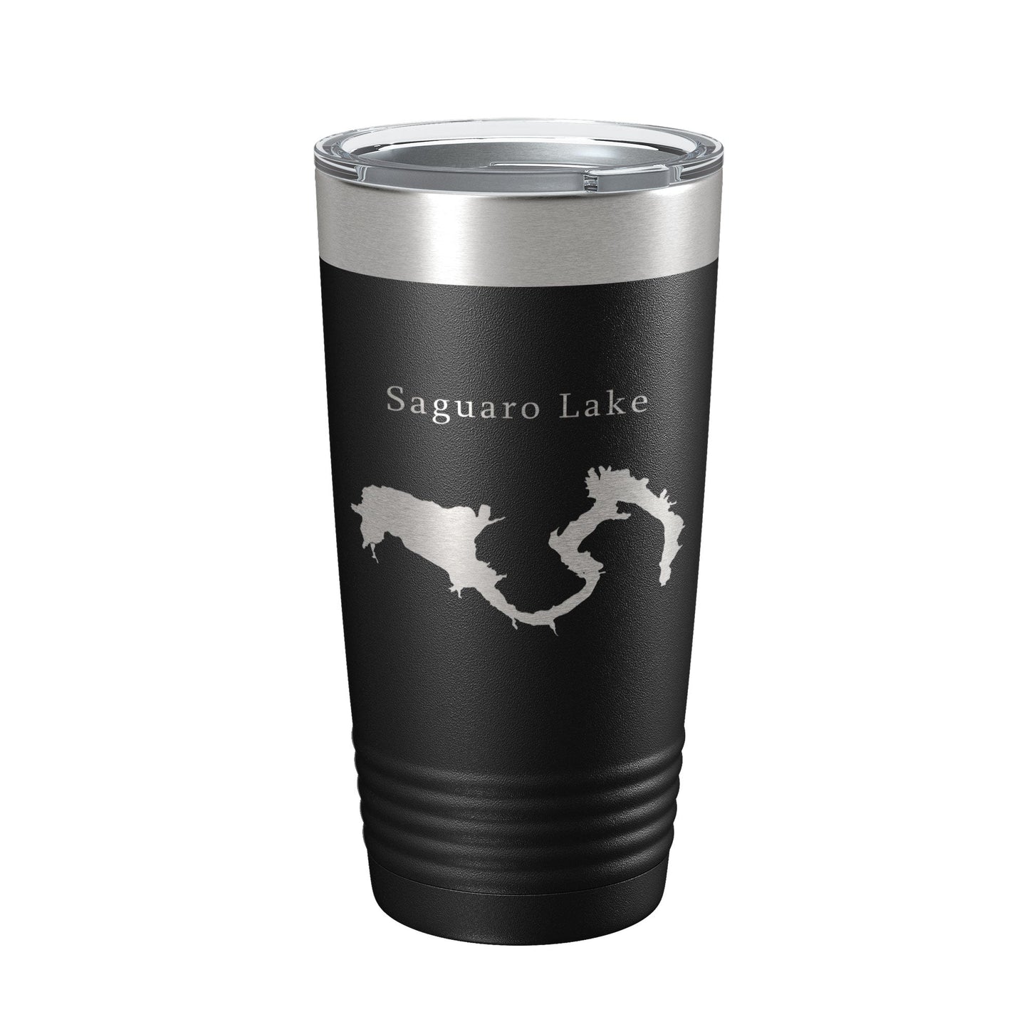 Saguaro Lake Map Tumbler Travel Mug Insulated Laser Engraved Coffee Cup Arizona 20 oz-5