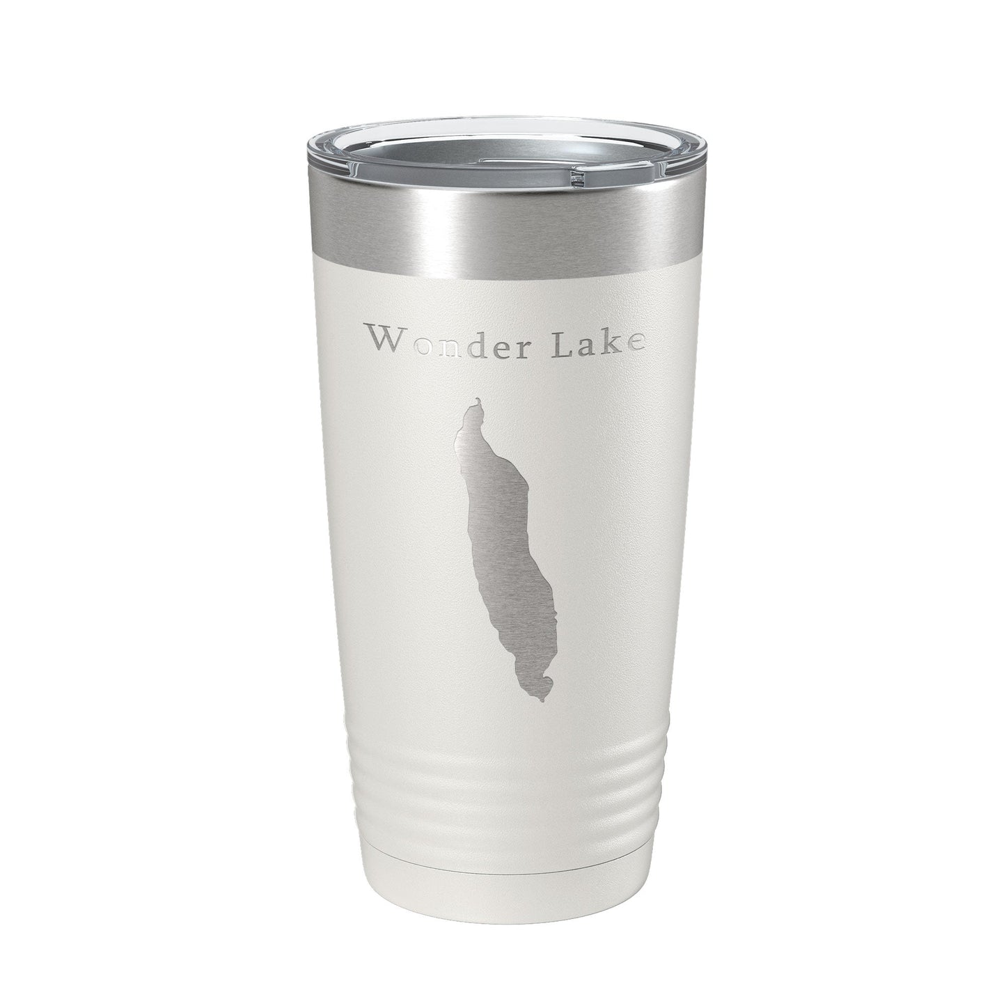 Wonder Lake Map Tumbler Travel Mug Insulated Laser Engraved Coffee Cup Alaska 20 oz-7