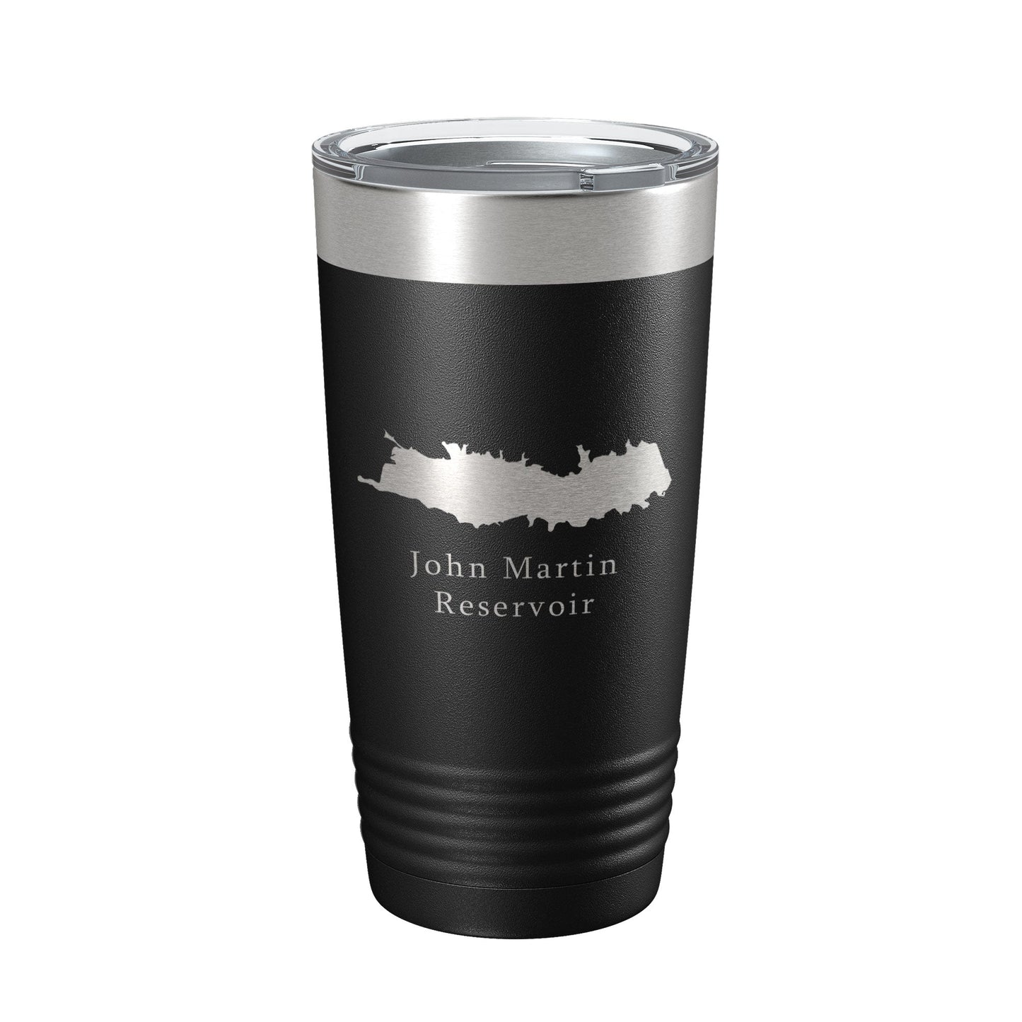 John Martin Reservoir Tumbler Lake Map Travel Mug Insulated Laser Engraved Coffee Cup Colorado 20 oz-5