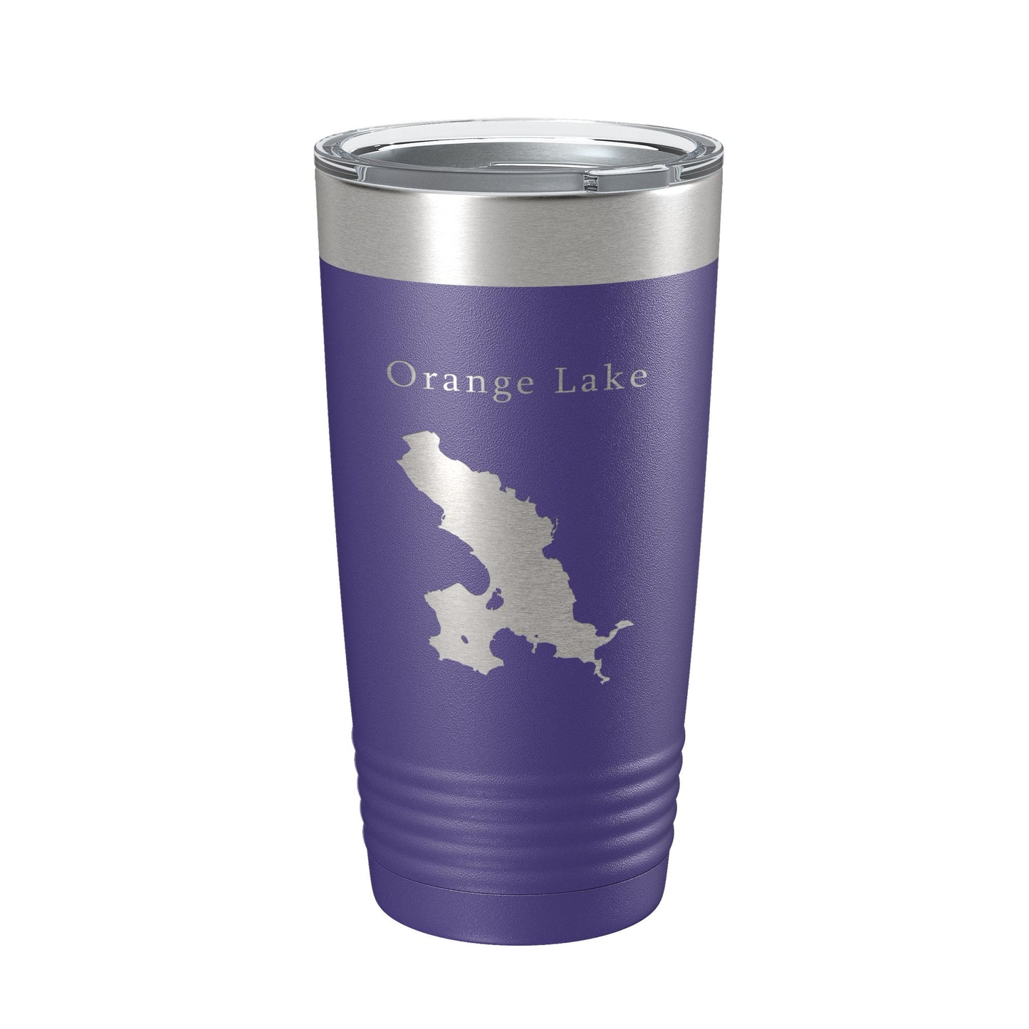 Orange Lake Map Tumbler Travel Mug Insulated Laser Engraved Coffee Cup Florida 20 oz-15