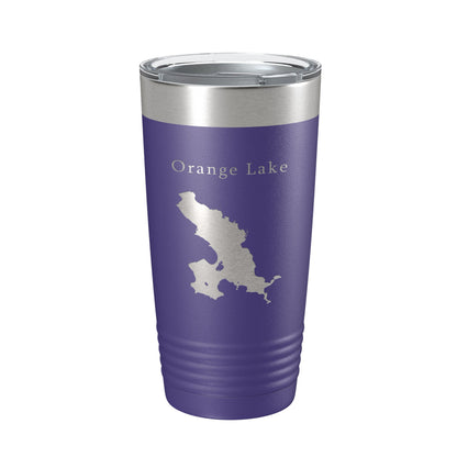 Orange Lake Map Tumbler Travel Mug Insulated Laser Engraved Coffee Cup Florida 20 oz-15