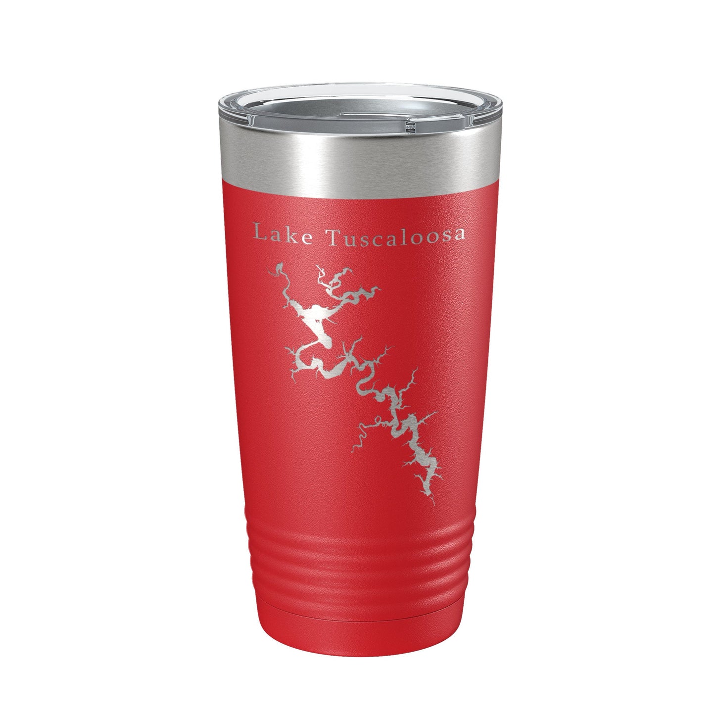 Lake Tuscaloosa Map Tumbler Travel Mug Insulated Laser Engraved Coffee Cup Alabama 20 oz-10