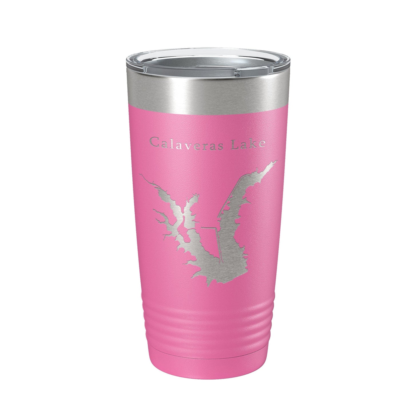 Calaveras Lake Map Tumbler Travel Mug Insulated Laser Engraved Coffee Cup Texas 20 oz-11