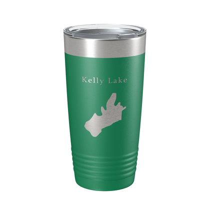Kelly Lake Map Tumbler Travel Mug Insulated Laser Engraved Coffee Cup California 20 oz-9