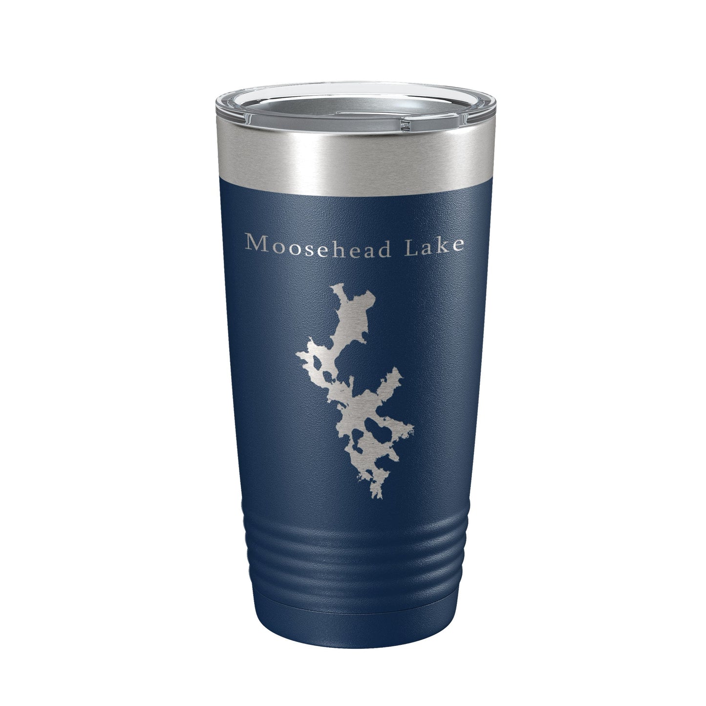 Moosehead Lake Map Tumbler Travel Mug Insulated Laser Engraved Coffee Cup Maine 20 oz-2