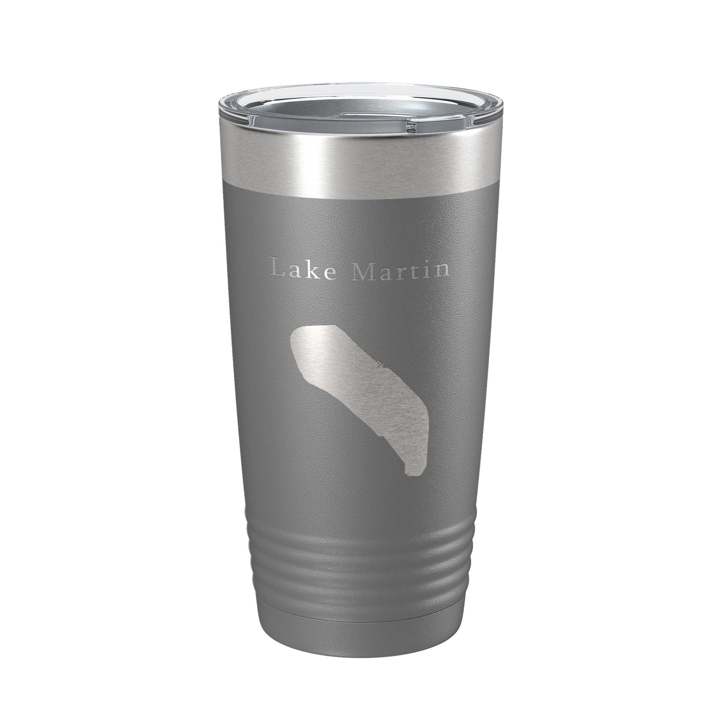 Lake Martin Map Tumbler Travel Mug Insulated Laser Engraved Coffee Cup Louisiana 20 oz-16