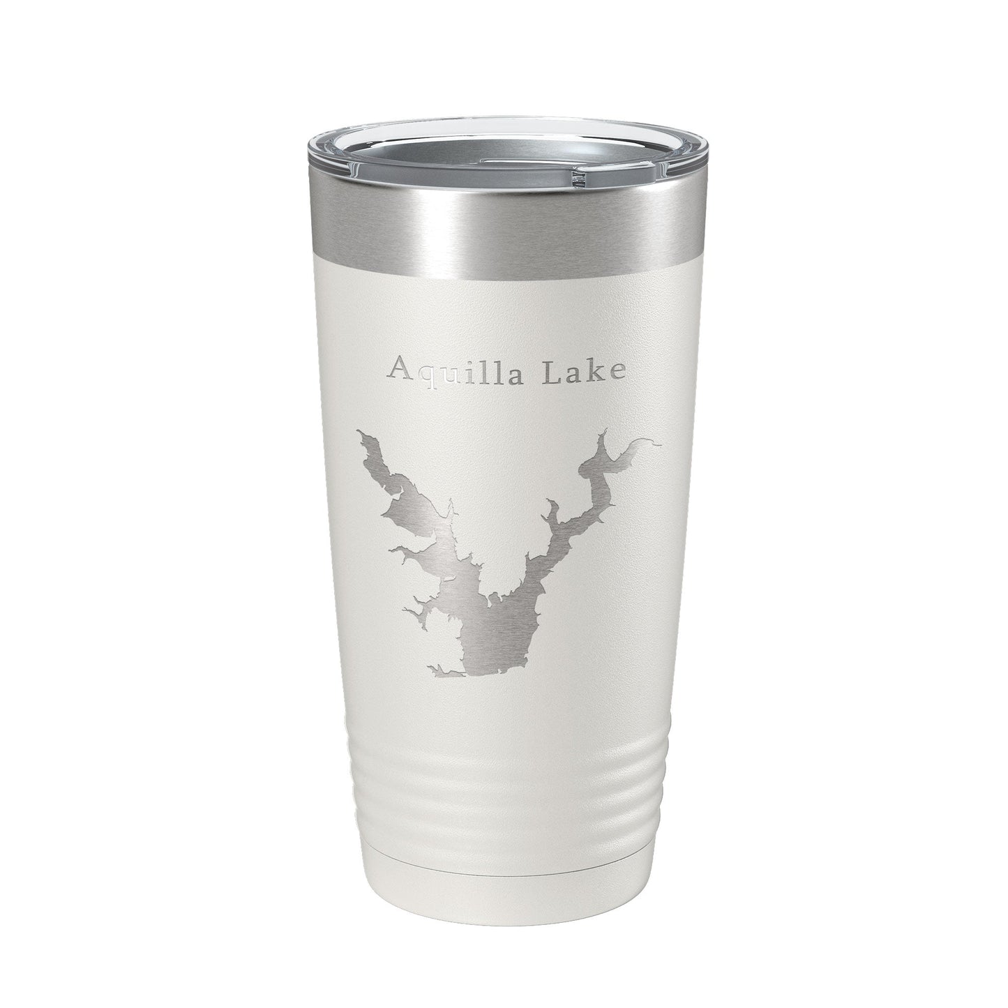 Aquilla Lake Map Tumbler Travel Mug Insulated Laser Engraved Coffee Cup Texas 20 oz-7