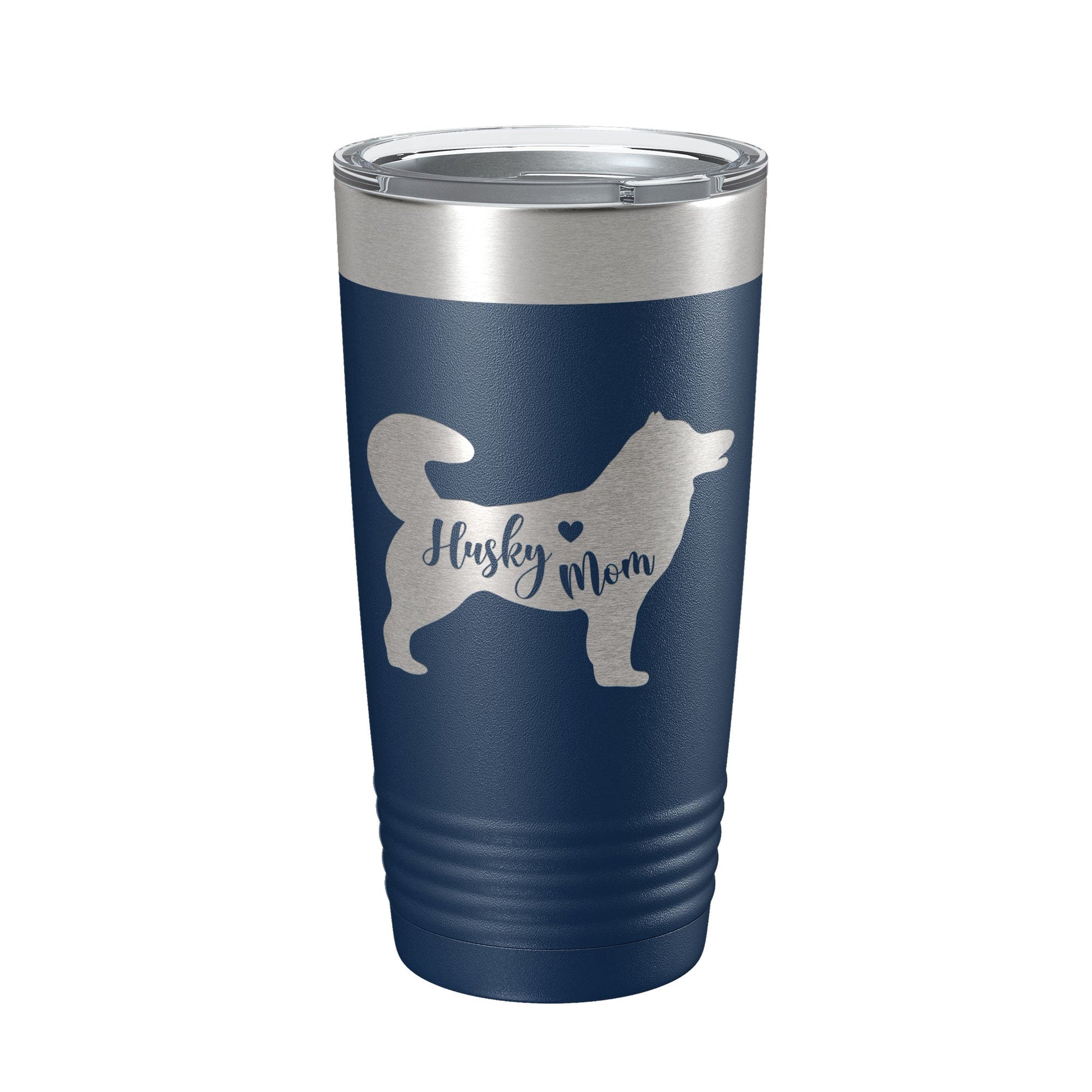 Husky Mom Tumbler Dog Travel Mug Gift Insulated Laser Engraved Coffee Cup 20 oz-2