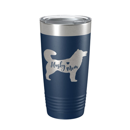 Husky Mom Tumbler Dog Travel Mug Gift Insulated Laser Engraved Coffee Cup 20 oz-8