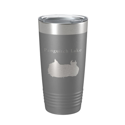 Panguitch Lake Map Tumbler Travel Mug Insulated Laser Engraved Coffee Cup Utah 20 oz-16
