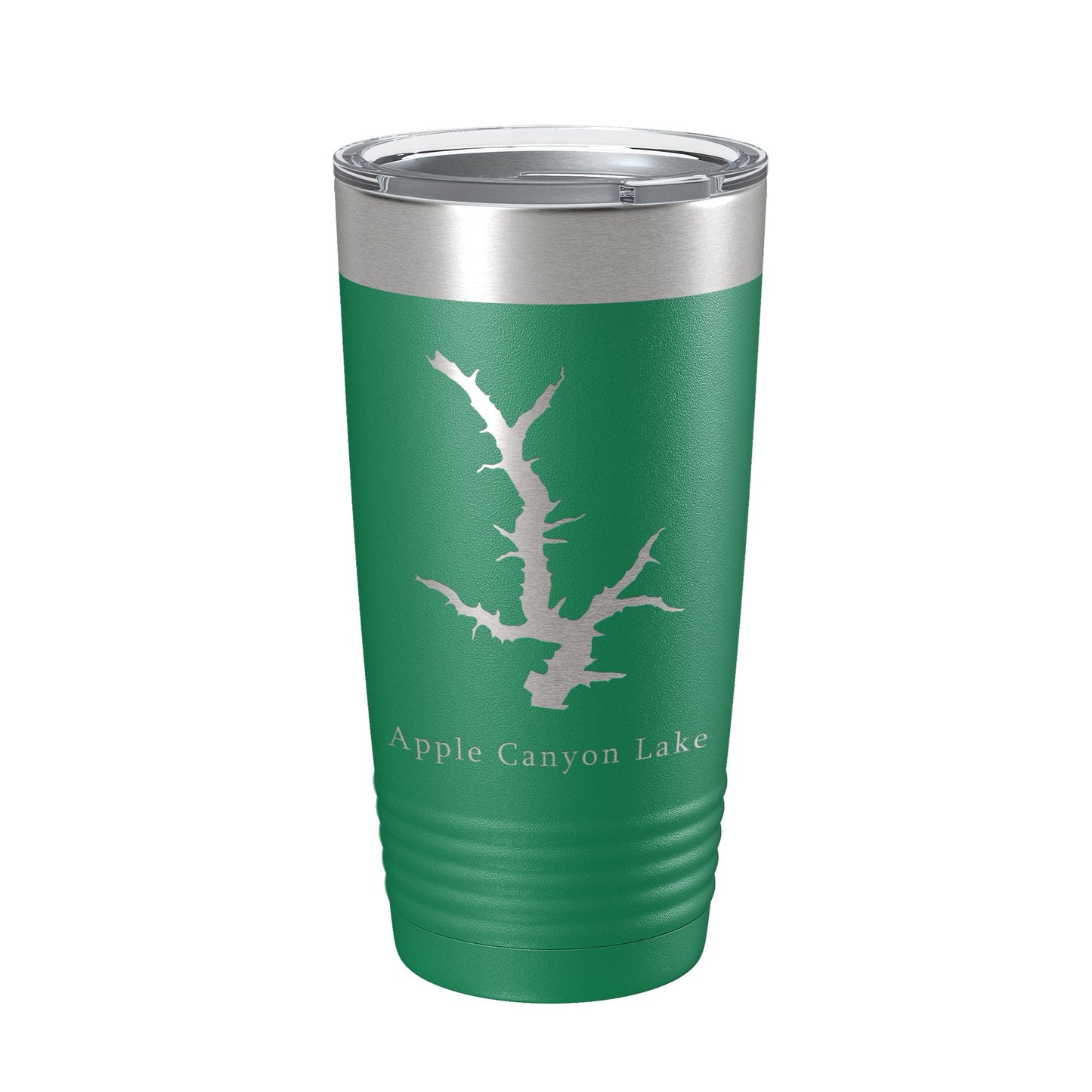 Apple Canyon Lake Map Tumbler Travel Mug Insulated Laser Engraved Coffee Cup Illinois 20 oz-9