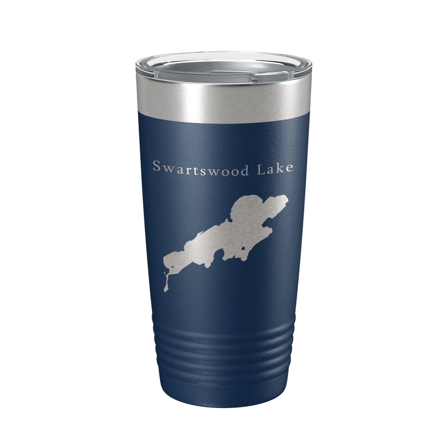 Swartswood Lake Map Tumbler Travel Mug Insulated Laser Engraved Coffee Cup New Jersey 20 oz-8