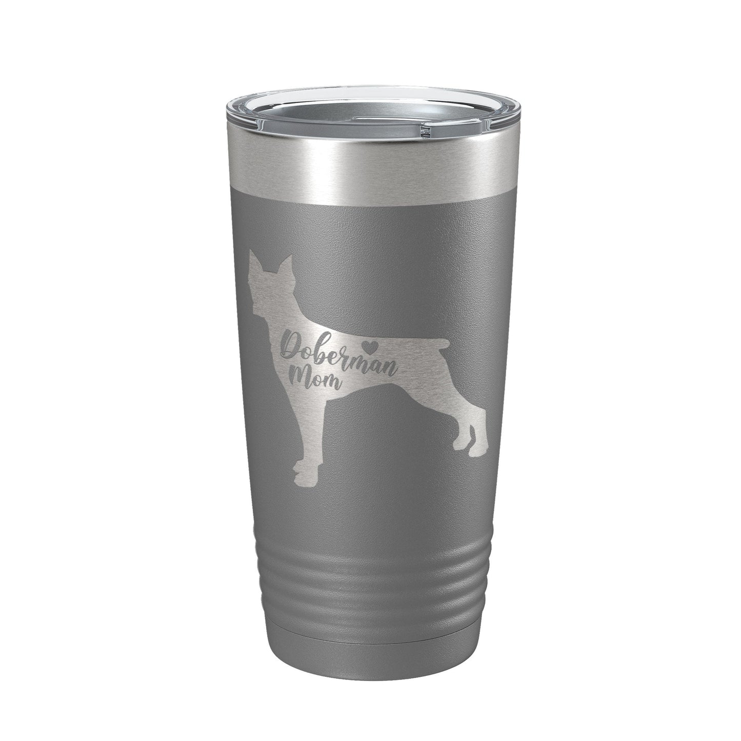 Doberman Mom Tumbler Dog Travel Mug Gift Insulated Laser Engraved Coffee Cup Dobe Dobie 20 oz-16