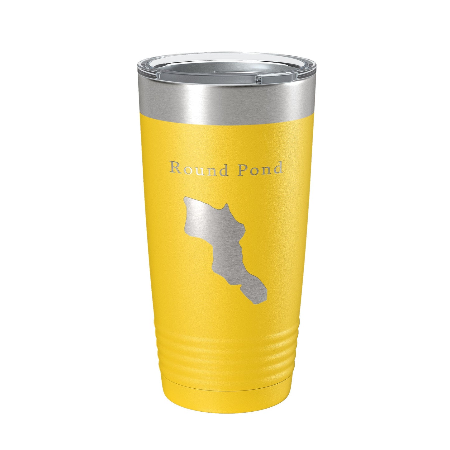 Round Pond Tumbler Lake Map Travel Mug Insulated Laser Engraved Coffee Cup Acadia Maine 20 oz-19