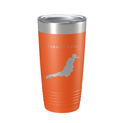 Donnell Lake Map Tumbler Travel Mug Insulated Laser Engraved Coffee Cup California 20 oz-17