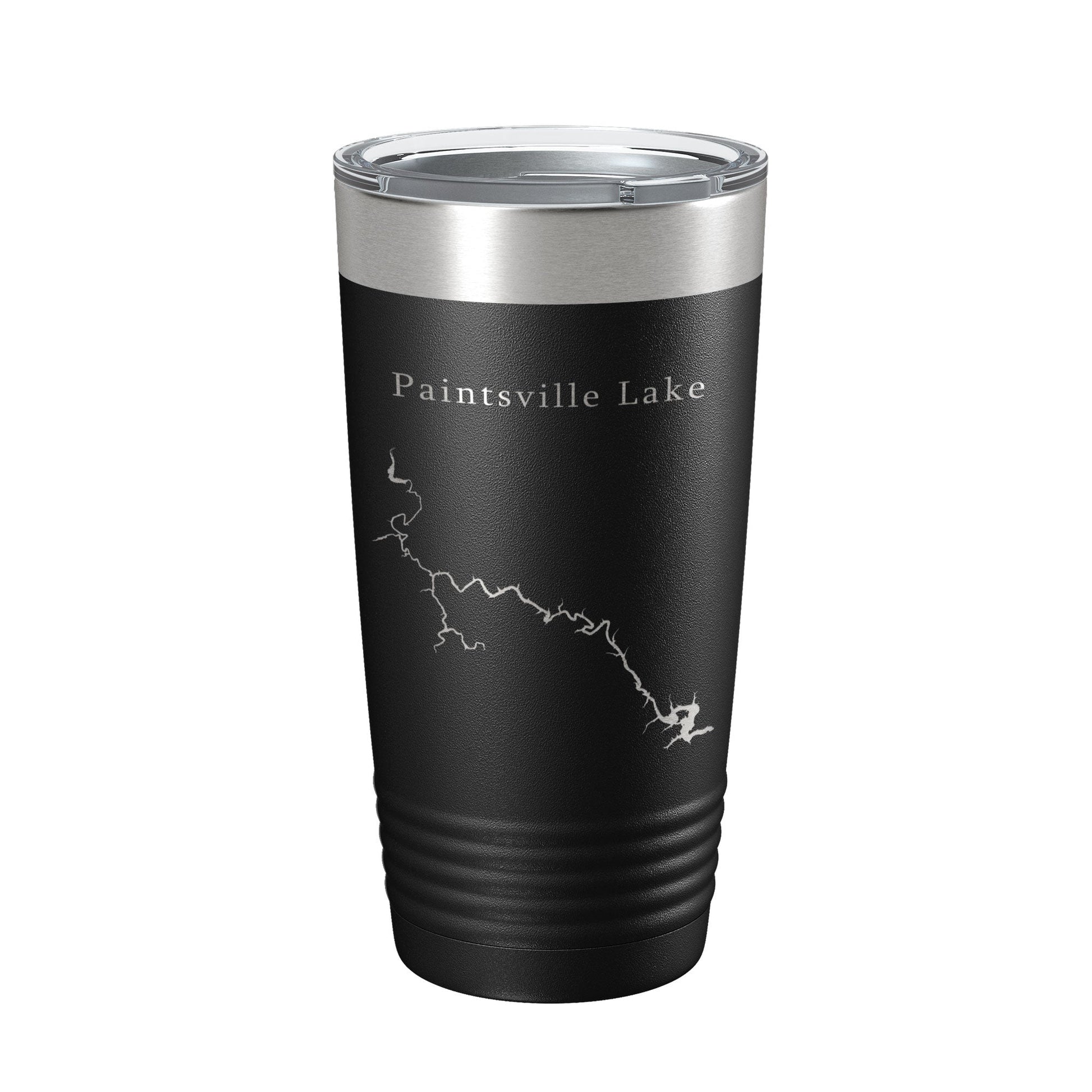 Paintsville Lake Map Tumbler Travel Mug Insulated Laser Engraved Coffee Cup Kentucky 20 oz-0