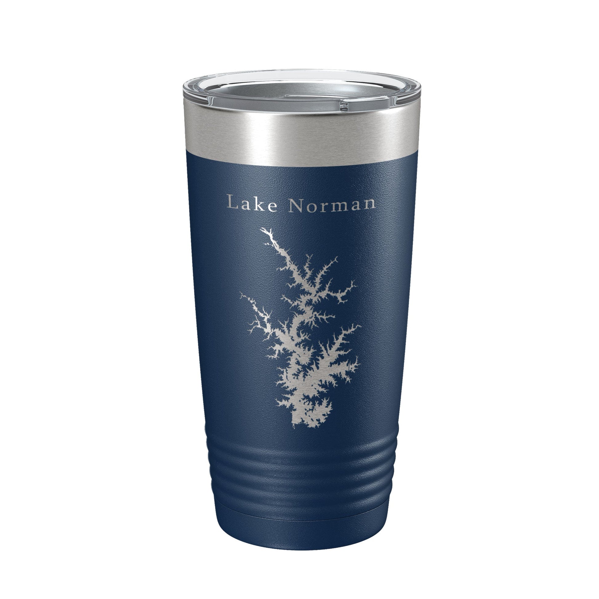 Lake Norman Map Tumbler Travel Mug Insulated Laser Engraved Coffee Cup North Carolina 20 oz-2
