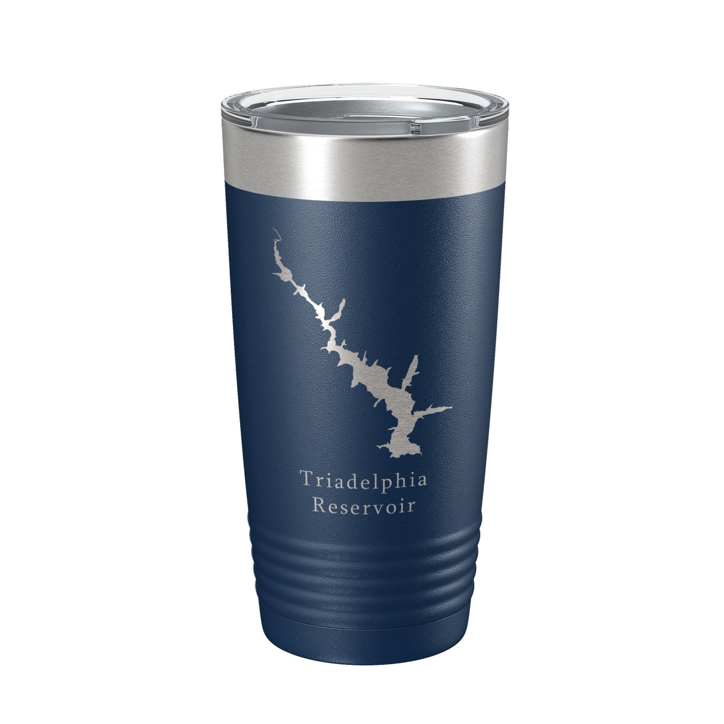Triadelphia Reservoir Tumbler Lake Map Travel Mug Insulated Laser Engraved Coffee Cup Maryland 20 oz-8