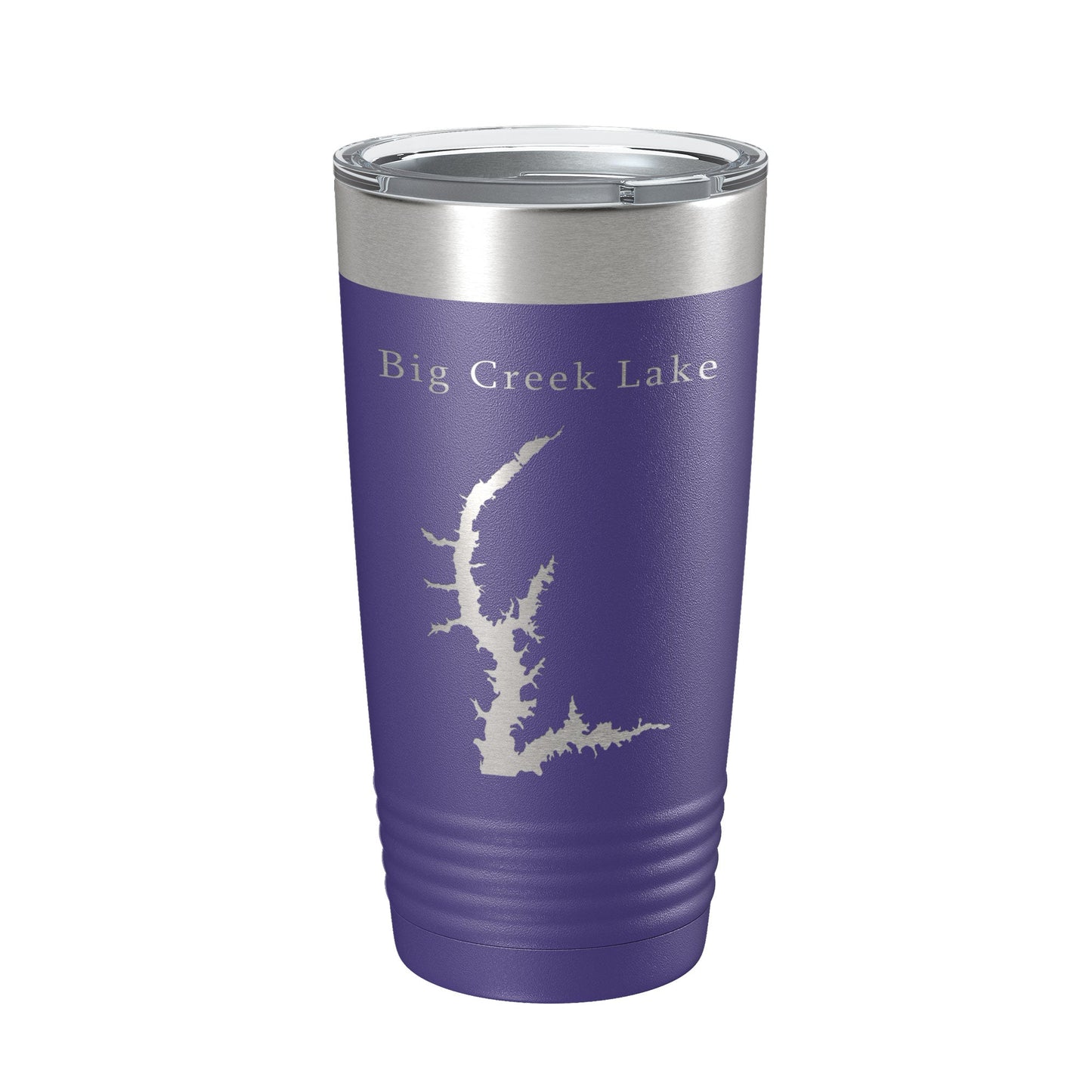 Big Creek Lake Map Tumbler Travel Mug Insulated Laser Engraved Coffee Cup Alabama 20 oz-15