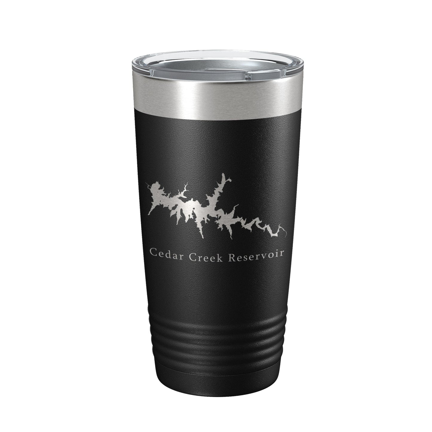 Cedar Creek Reservoir Tumbler Lake Map Travel Mug Insulated Laser Engraved Coffee Cup Alabama 20 oz-5