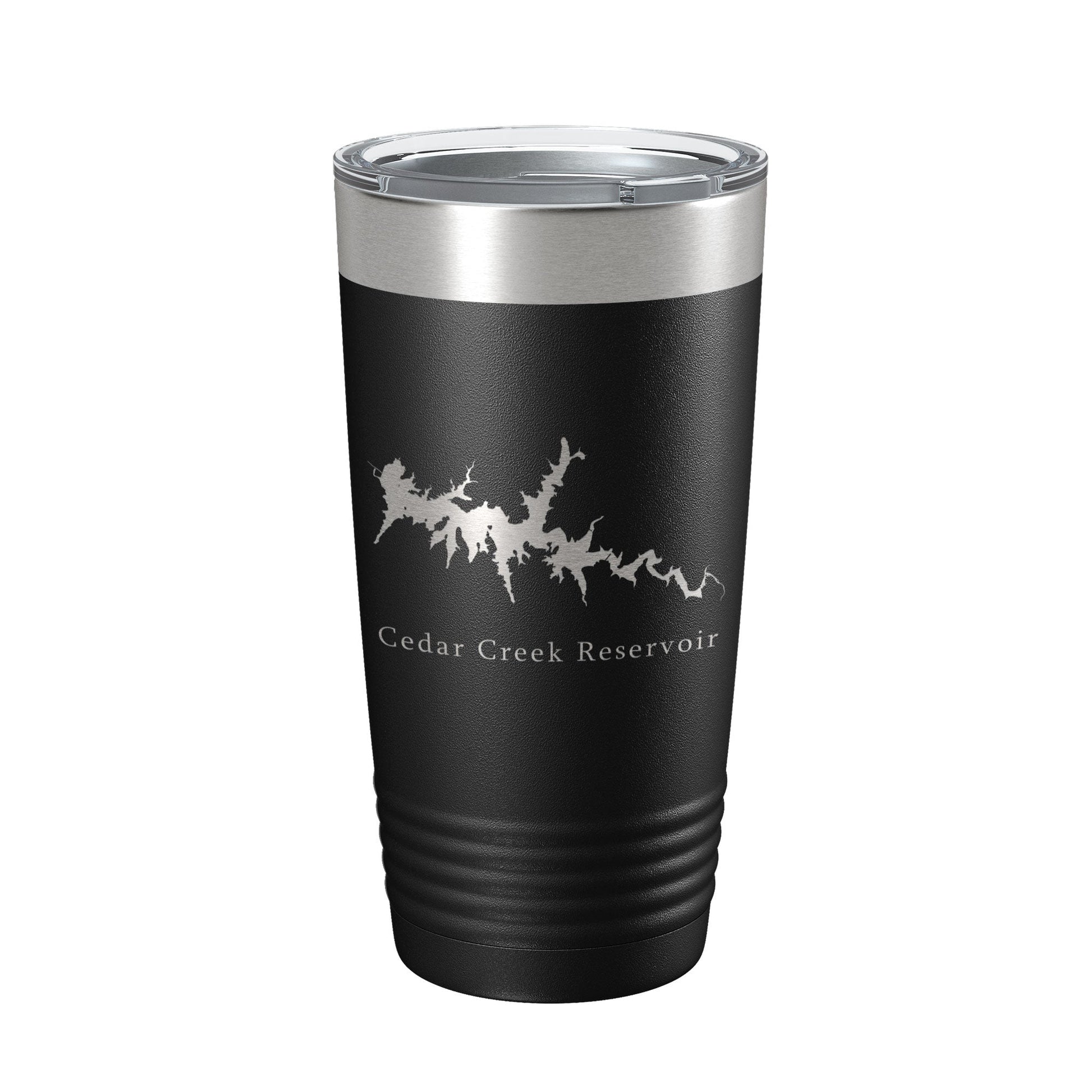 Cedar Creek Reservoir Tumbler Lake Map Travel Mug Insulated Laser Engraved Coffee Cup Alabama 20 oz-5