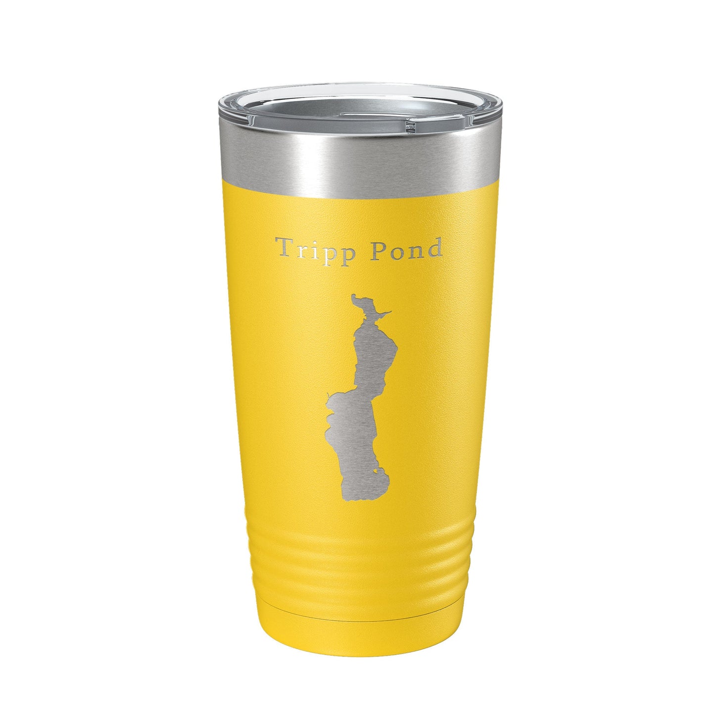 Tripp Pond Tumbler Lake Map Travel Mug Insulated Laser Engraved Coffee Cup Maine 20 oz-19