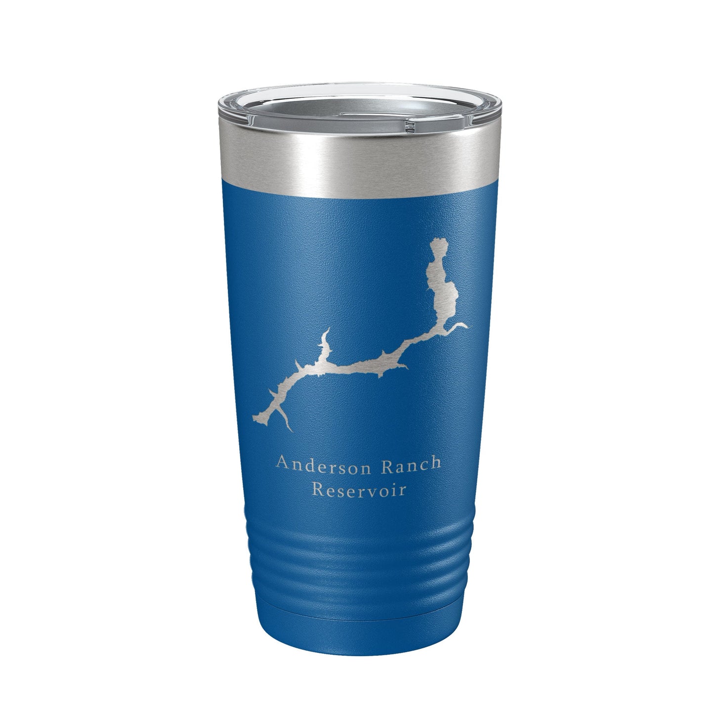 Anderson Ranch Reservoir Tumbler Lake Map Travel Mug Insulated Laser Engraved Coffee Cup South Fork Boise River Idaho 20 oz-6